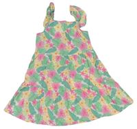 Farebné kvetované ľahké šaty Primark
