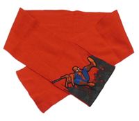 Červená pletená šál so Spidermanem George