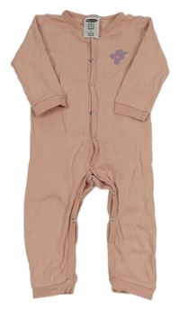 Světlerůžový overal s květinou Lily & Dan