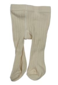 Smotanové rebrované pančuchy