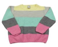 Barvený pruhovaný sveter Pep&Co