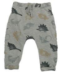 Šedé tepláky s dinosaury Tu