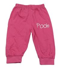 Ružové ľahké tepláky s nápisom Disney