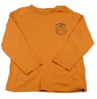 Oranžové tričko s tekvicou Next