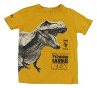 Okrové tričko s dinem Next