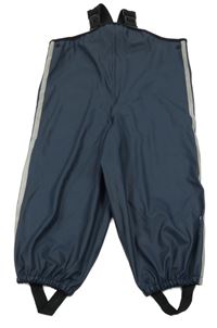 Tmavomodré laclové voděodolné kalhoty reima