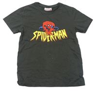 Tmavosivé tričko so Spidermanem zn. Primark