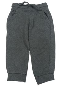Tmavošedé tepláky Primark