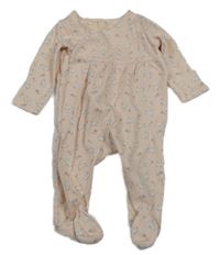 Ružový zavinovací overal s králíčky Jojo Maman Bébé