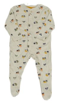 Smotanový overal s autami Primark