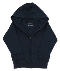 Tmavomodrá prepínaci mikina s kapucňou Primark