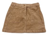 Hnedá menšestrová sukňa H&M