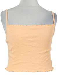 Dámsky oranžový crop top H&M