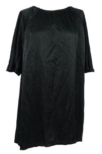 Dámská černá saténová tunika Next vel. 54