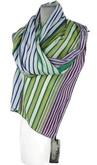 Nové - Dámská barevně pruhovaná jarní šála BWNY 
