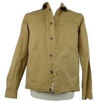 Pánská béžová riflová košilová bunda Farrell