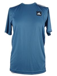 Pánské modré sportovní funkční tričko Adidas 