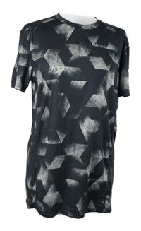 Pánské tmavošedé vzorované tričko H&M