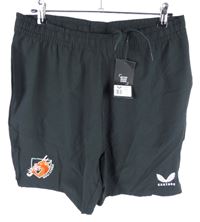 Nové - Dámské černé sportovní kraťasy s logem Castore 