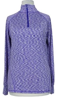 Dámske fialové melírované športové tričko Boohoo
