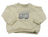Smotanová mikina s autobusom zn. F&F