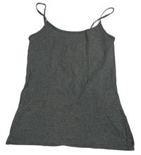 Tmavosivý crop top