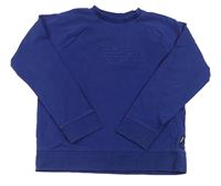 Modrá mikina s 3D logem Armani Jeans