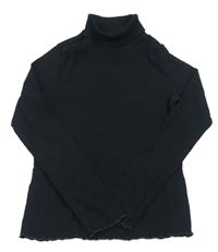 Černý žebrovaný rolák M&S