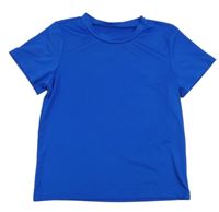 Modré elastické sportovní tričko 