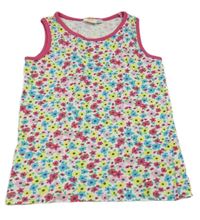 Biele kvetované tielko NKD