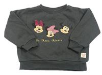 Tmavosivá mikina s Minnie Disney