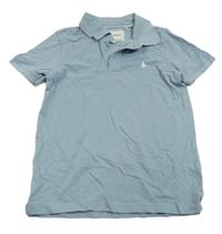 Svetlomodré polo tričko s výšivkou Jack Wills