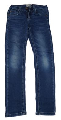 Tmavomodré skinny rifle C&A