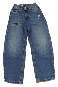 Modré rifle s prošoupáním Zara