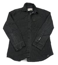 Černá riflová košile Retour