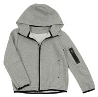 Sivá prepínaci mikina s kapucňou Primark