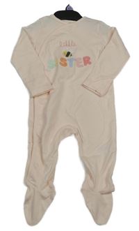 Nové - Světlerůžový overal s nápisem F&F