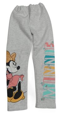 Šedé melírované legíny s Minnií 
