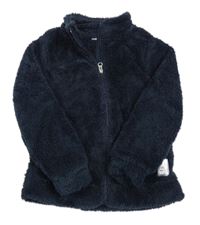 Tmavomodrá chlpatá prepínaci mikina Pepperts