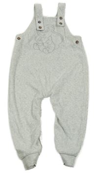 Sivé zamatové na traké tepláky s Dumbem Disney