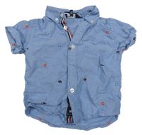 Světlemodrá košile s obrázky Maine 