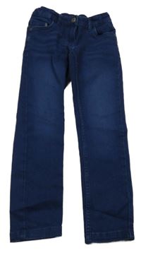 Tmavomodré teplákové slim rifle Pocopiano 