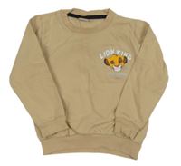 Béžová mikina so Simbou Zara