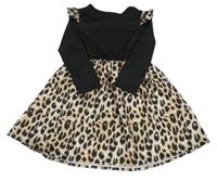 Čierno-vzorované šaty