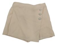 Pudrové sukňové kraťasy s gombíkmi River Island