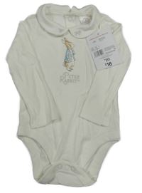 Nové - Bílé body Peter Rabbit s límečkem 