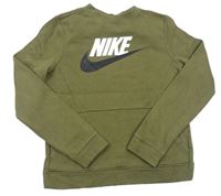Khaki mikina s logom Nike