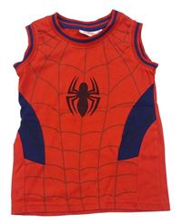Červeno-tmavomodré tielko s pavoukem - Spider-man MARVEL