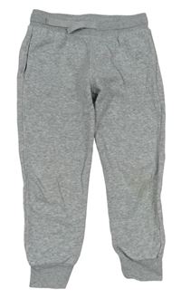 Šedé melírované tepláky H&M