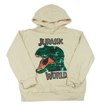 Smetanová mikina s dinosaurem - Jurský svět a kapucí H&M